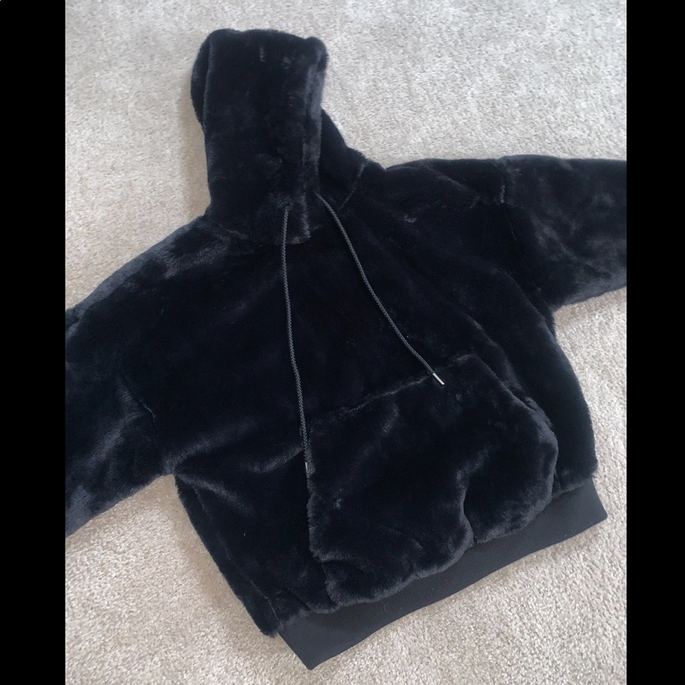 Forever 21 Faux Fur Hoodie